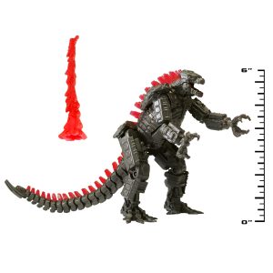Dinosaur action figure with fiery accessory, detailed design, and dynamic pose for play and display.