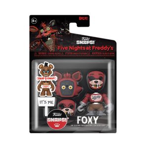 Foxy collectible toy set from Five Nights at Freddys, featuring vibrant figures and accessories.