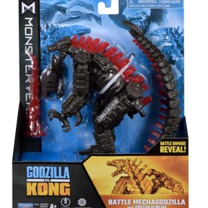 Mechagodzilla Battle Action Figure 1.0.0 from Godzilla vs. Kong with vibrant details and dynamic pose.