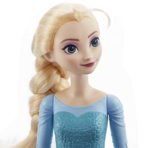 Enchanting Regal Ice Princess Doll with braided blonde hair and elegant blue gown, perfect for collectors.