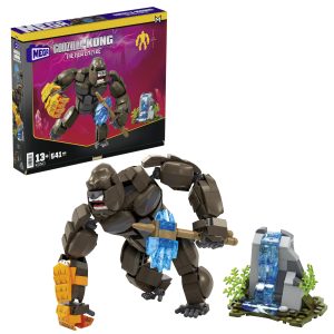 King Kong Mega Construx Set 1.0.0: Build, play, and display with King Kong and waterfall scene.