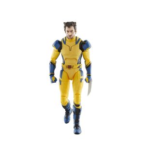 Dynamic yellow-blue hero in action, embodying bravery and adventure with vibrant design and weapons.