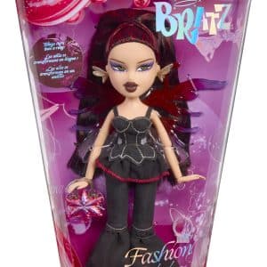 Bratz Fashion Pixie doll in vibrant packaging with magical accessories and stylish attire.