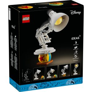 LEGO Luxo Jr. Lamp Set: Iconic Pixar collectible with adjustable design and vibrant colors.