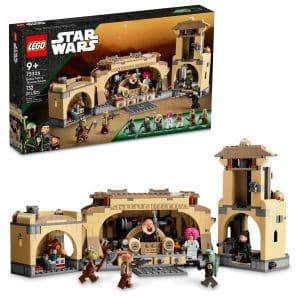 LEGO Star Wars Tatooine Marketplace set with iconic architecture and diverse minifigures for creative play.