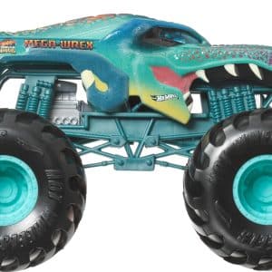 Vibrant shark-themed monster truck toy for imaginative play and adventure fun.