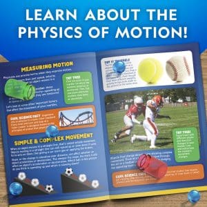 Discover motion physics through fun visuals, athletes, and hands-on experiments for young learners.