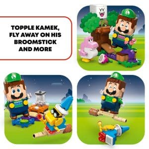 LEGO Super Mario Adventures with Interactive Luigi Toy for 6 Plus Year Old Boys & Girls, Building Set with a Pink Baby Yoshi Figure, Creative Kids' Toys for Gaming Fans 71440