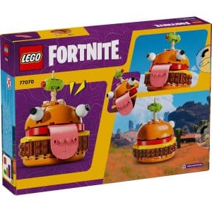 LEGO Fortnite Durrr Burger Figure, Kids' Gaming Toy for 9+ Year Old Boys & Girls, Building Set with Collectible Video Game Character and Accessories, Construction Toy for Gamers and Fans 77070
