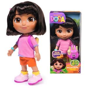 Dora, Sing & Explore Dora Doll with Music, Sound Effects, Bilingual Phrases, Doll Clothes and Accessories, Kids Toys for Girls and Boys Ages 3 and Up