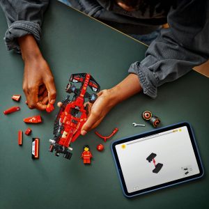 LEGO Speed Champions Ferrari SF-24 F1 Race Car for 10+ Year Old Boys & Girls, Kids Toy Model Building Set with Collectible Formula 1 Driver Minifigure, Home or Office Decor for Racing Fans 77242