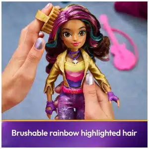 Unicorn Academy, Power of Friendship Sophia Doll with Guitar and 6 Fashion Accessories, 24cm, Dolls and Unicorn Toys for Girls Aged 4 and up