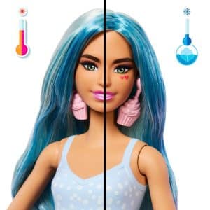 Barbie Pop Reveal Series Fashion Doll & Accessories Set, Treat Series, Cool Cupcake Theme with Pet, 8 Surprises Include Color Change