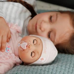 BABY born Annabell 43cm ​​Baby Doll - Soft Doll with Functions and Sounds, Includes Accessories, for Children Aged 3 and Over