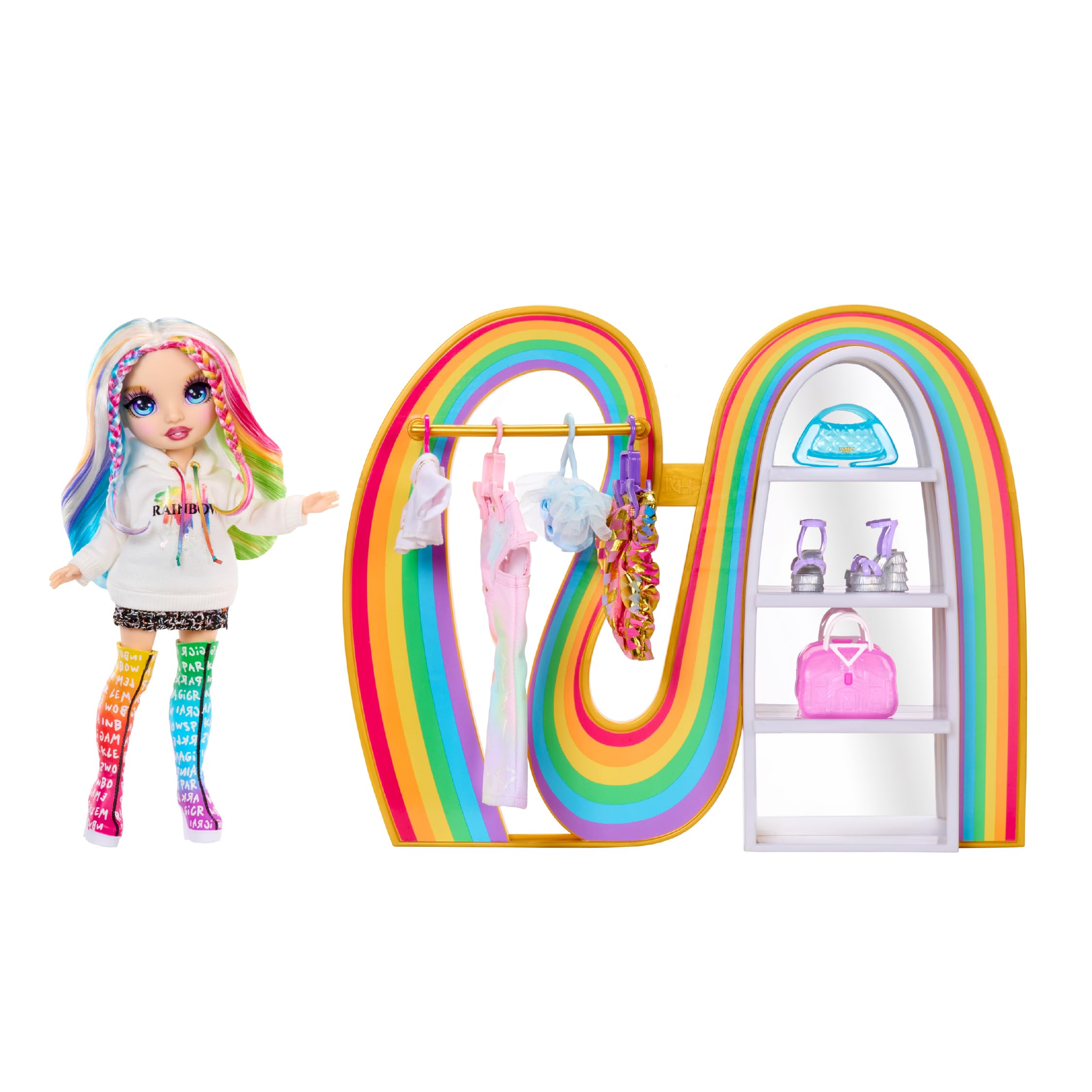 Rainbow High Amaya's Rainbow Closet Playset + Exclusive Rainbow Doll