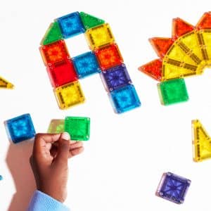 Magnetic Building Tiles microMAGS 70 Piece Set MAGNA-TILES