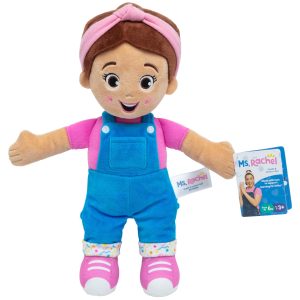 MS RACHEL Interactive Speak & Sing Doll, 6 Months+, Electronic Learning Toy, Touch-Activated, Speech Development, 35cm Height, 392g