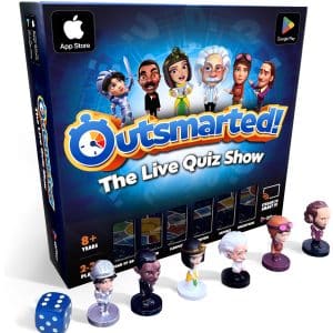 Outsmarted - The App-Connected TV Quiz-Show Board Game | Kids, Teens & Adults | Next-Level Game Night for Family & Friends | 2–24 Players | Age 8+ | 10,000+ Questions | 2026 Edition