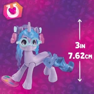 My Little Pony: Make Your Mark Toy Cutie Mark Magic Izzy Moonbow - 3-Inch Hoof to Heart Pony with Surprise Accessories, Kids Ages 5 and Up
