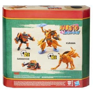 Naruto Shippuden, Kurama & Gamakichi, Transformers Collaborative Anime Ninja Action Figures, 8+