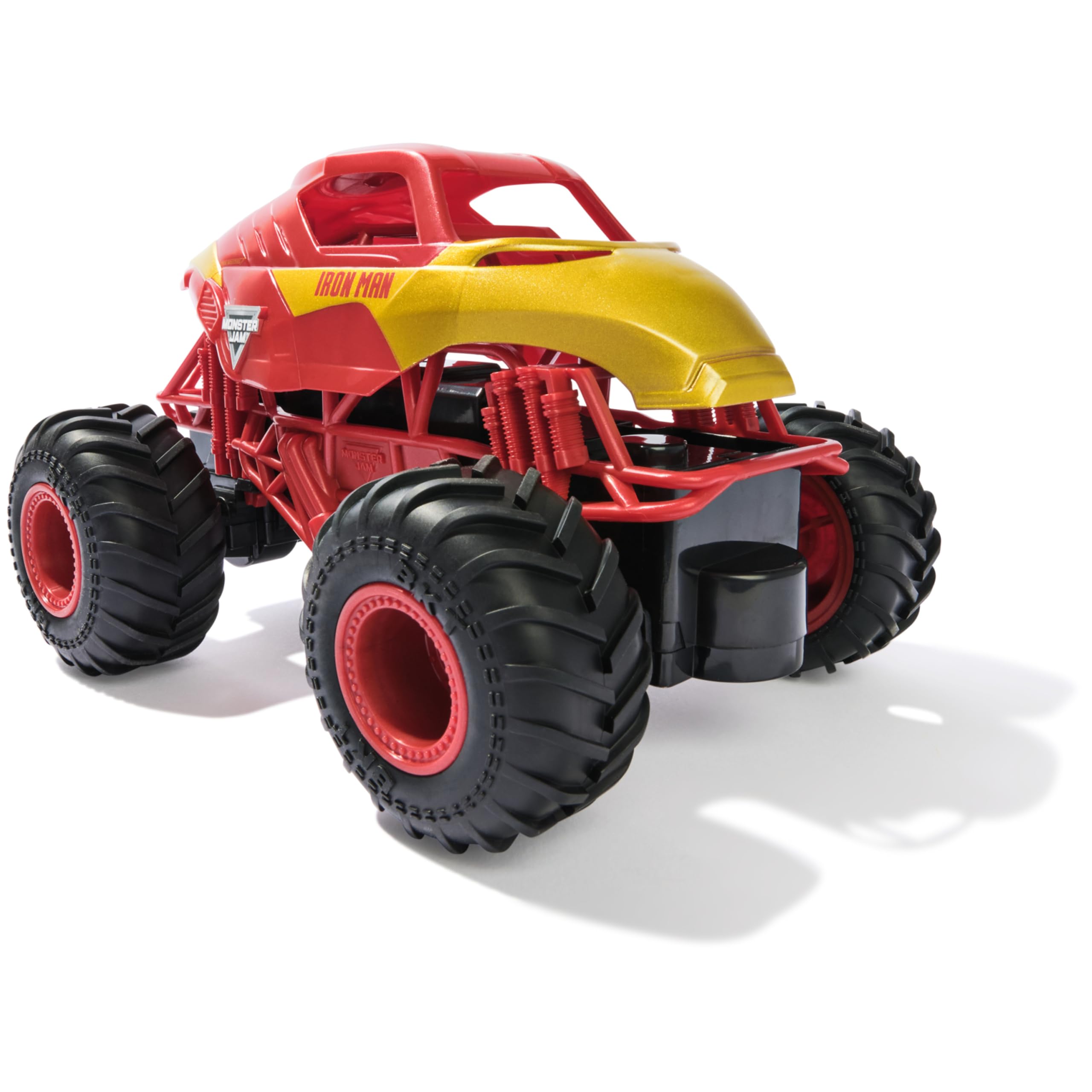 Monster Jam, Marvel Official Superhero RC Challenge Pack, Iron Man and Amazing Spider-Man Remote Control Trucks, 1:24 Scale RC Kids’ Toys for Ages 4+ - Image 8