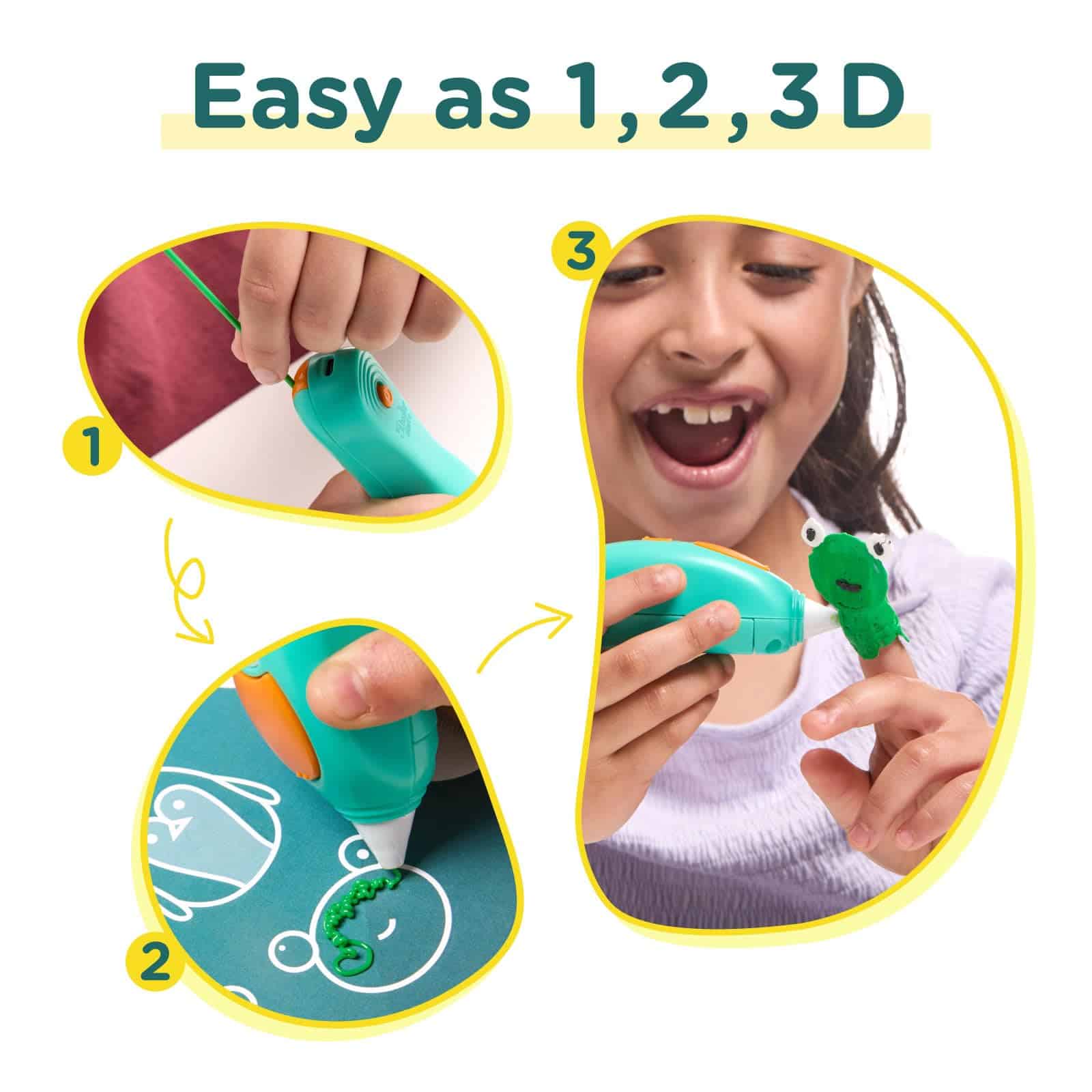 3Doodler Start Essentials 3D Pen Set for Kids, Easy to Use, Learn from Home Art Activity Set, Educational STEM Toy for Boys & Girls Ages 6+ - Image 7