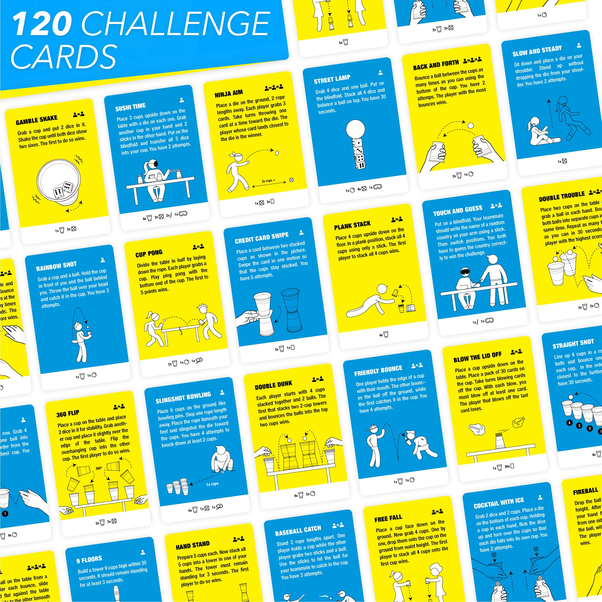 Super Skills - Action Game for Competitive People - Beat Your Friends at 120 Challenges - Fun Group Activity for Family Night or Party with Kids, Teens & Adults - Image 6