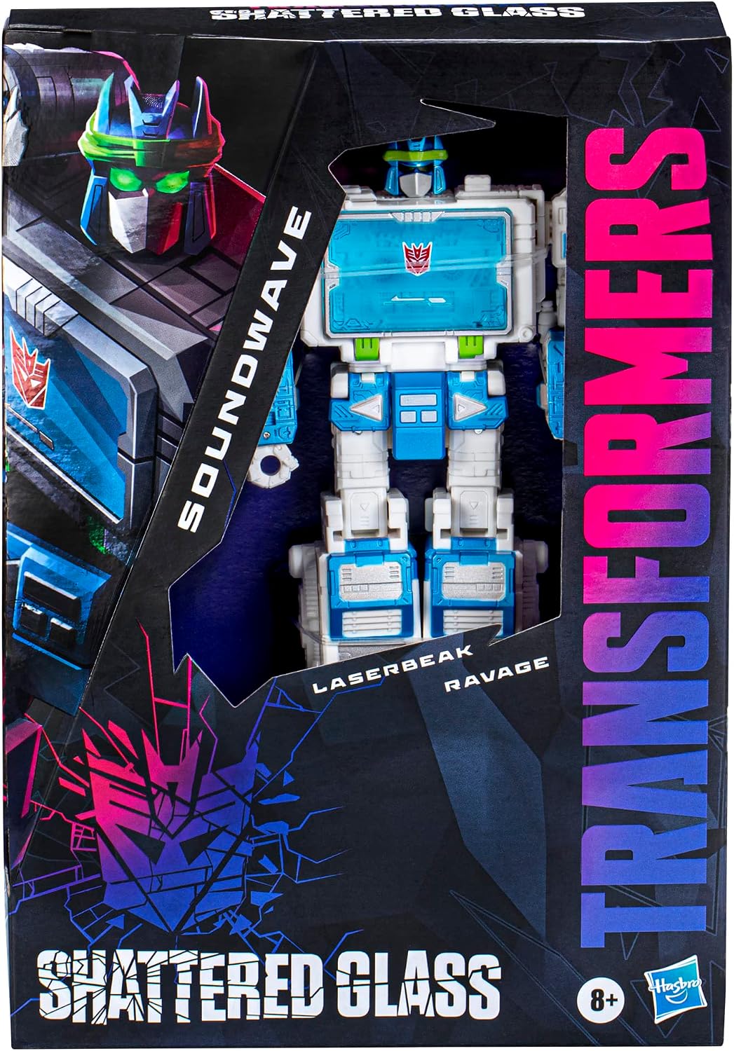 Transformers Generations Shattered Glass Collection Soundwave Exclusive Hasbro Pulse Variant Comic Cover Toy - Image 2