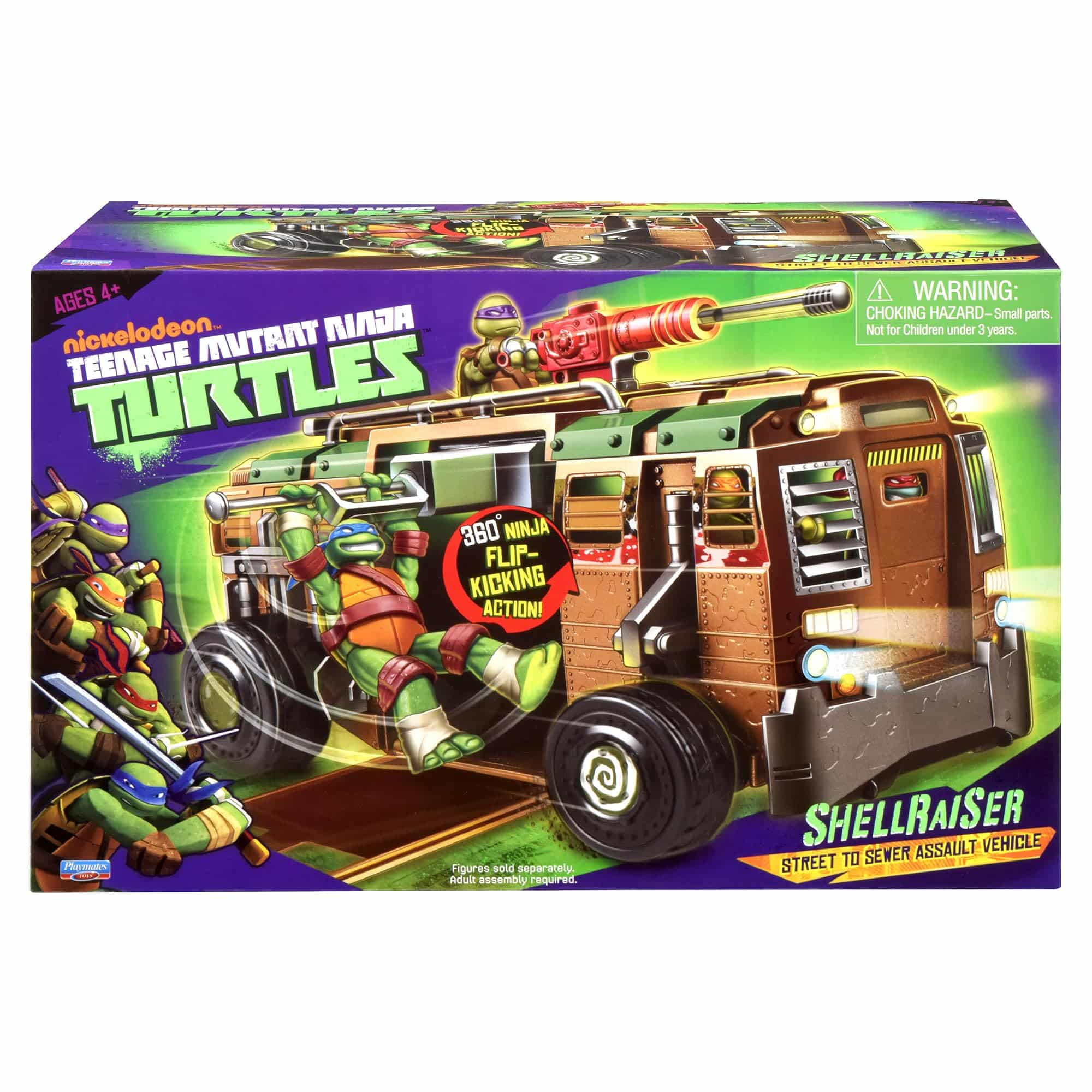 TMNT Shellraiser Battle Van Vehicle Playset - Image 7