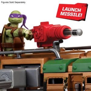 TMNT Shellraiser Battle Van Vehicle Playset