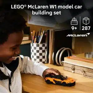 LEGO® Speed Champions McLaren W1 77257 The Real Supercar - Race Car with 1 Driver Minifigure - LEGO McLaren Merch - Building Set for Kids Aged 9+ - Toy Idea for Boys and Girls
