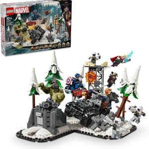 LEGO® Super Heroes Marvel The Avengers Assemble: Age of Ultron 76291 Buildable Super Hero Playset for Kids, 8 Minifigures and Large Hulk Figure, Building Toy for Boys and Girls
