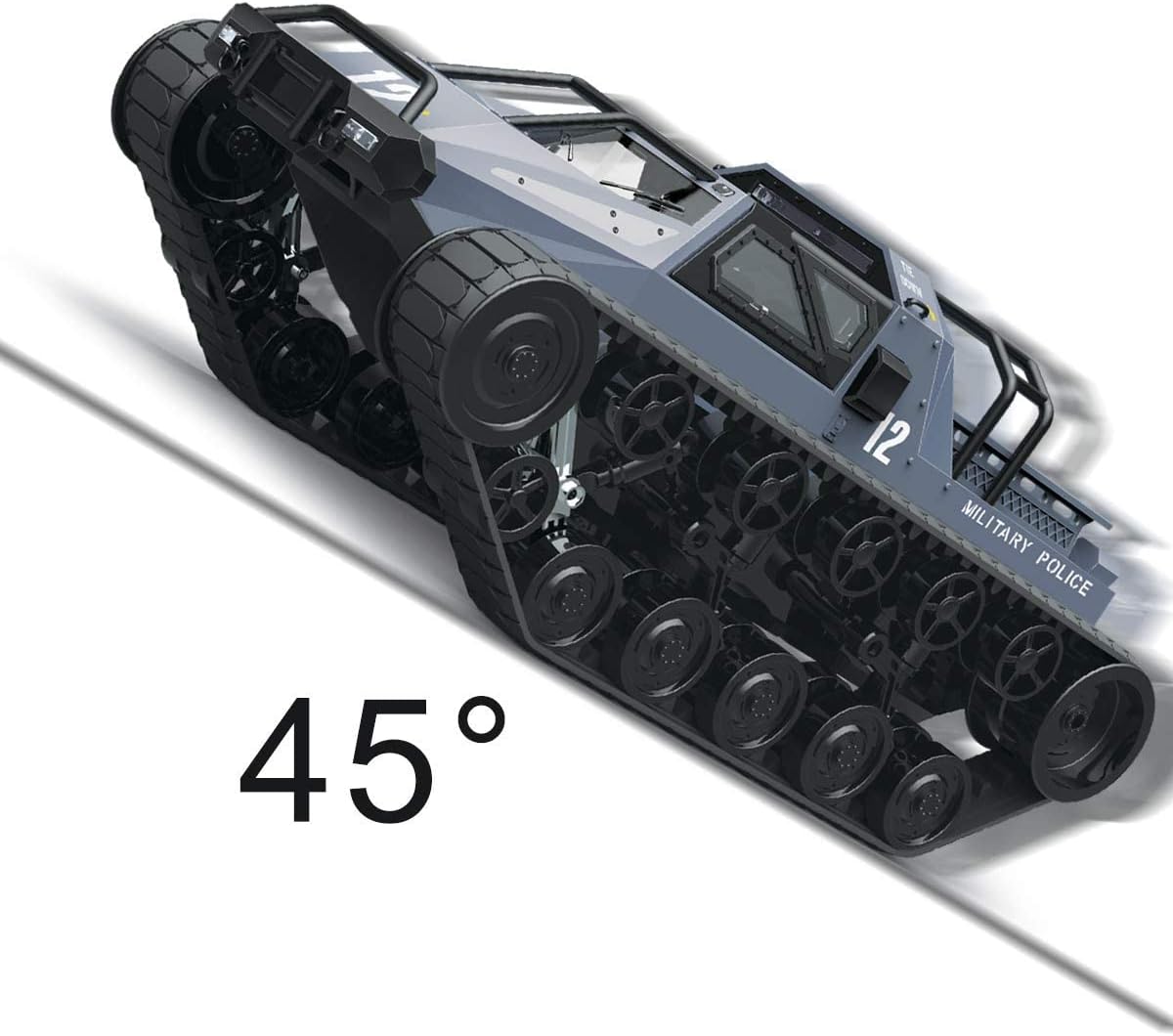 Mostop RC Tank 2.4Ghz Remote Control Crawler High Speed Tank Off-Road 4WD RC Car 2.4 Ghz RC Army Truck 1/12 Drift Tank RC Tank for Kids Adults - Image 12