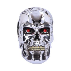 Terminator Silver Resin Figurine 18cm Nemesis Now