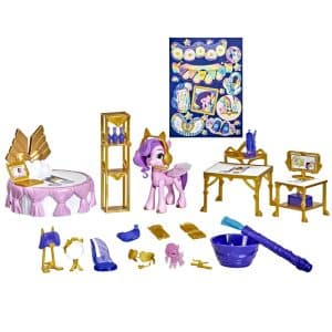 My Little Pony: A New Generation Royal Room Reveal Princess Pipp Petals - 3-Inch Pink Pony, Water-Reveal Accessories, Toy for Kids Ages 5 and Up