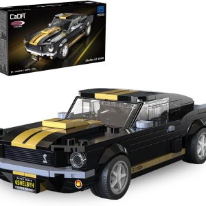 CADA Shelby GT 350 H 1:24 Bricks Toy Model Car, Sports Racing Car for Children from 8 Years, Gift Idea Boys and Girls, Detailed Design, Printed Components