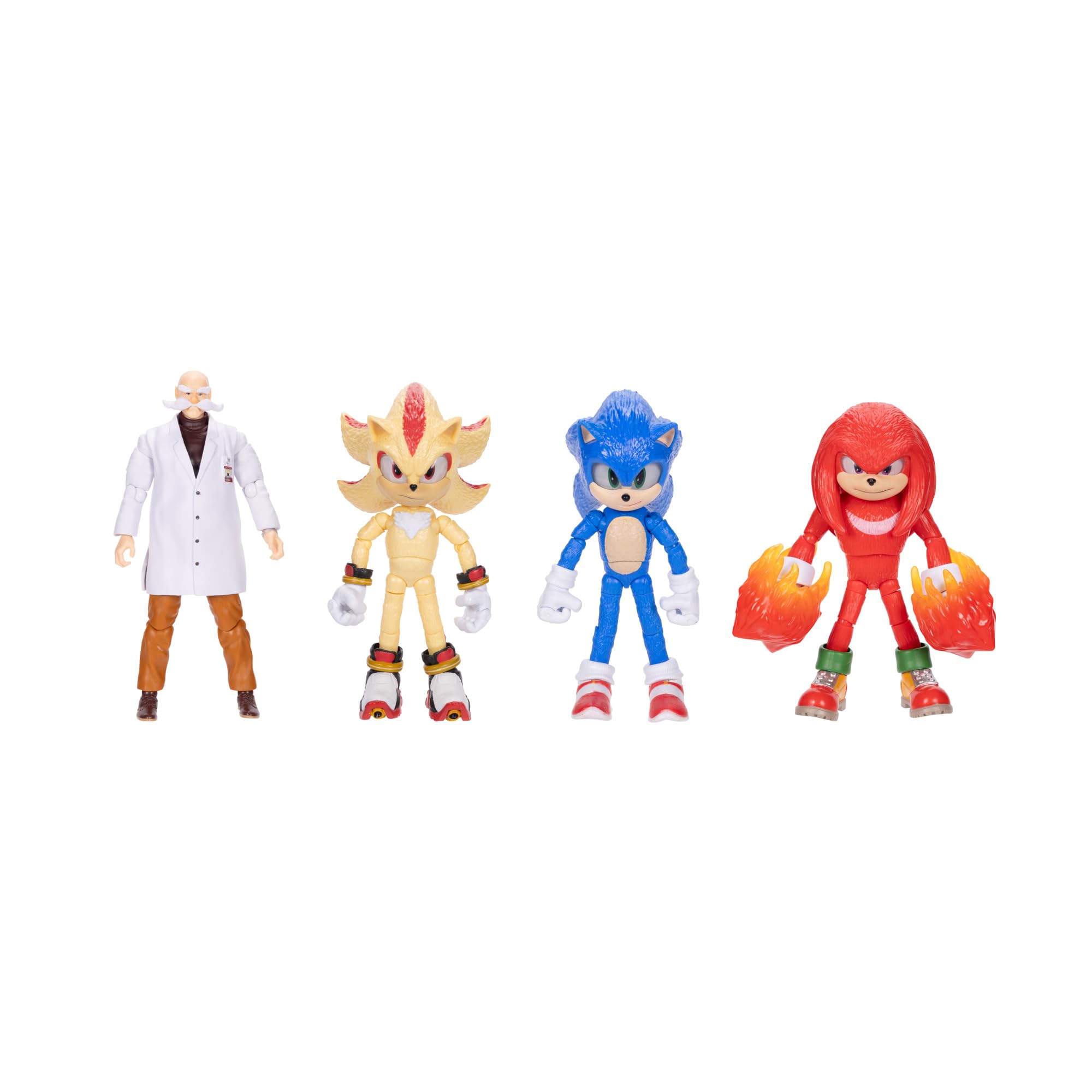 Sonic The Hedgehog Sonic 3 Movie Super Shadow Action Figure by Jakks Pacific 13 cm Tall Highly Poseable for Boys/Girls Officially Licensed Sonic 3 Movie, Recommended Age 3+ - Image 10