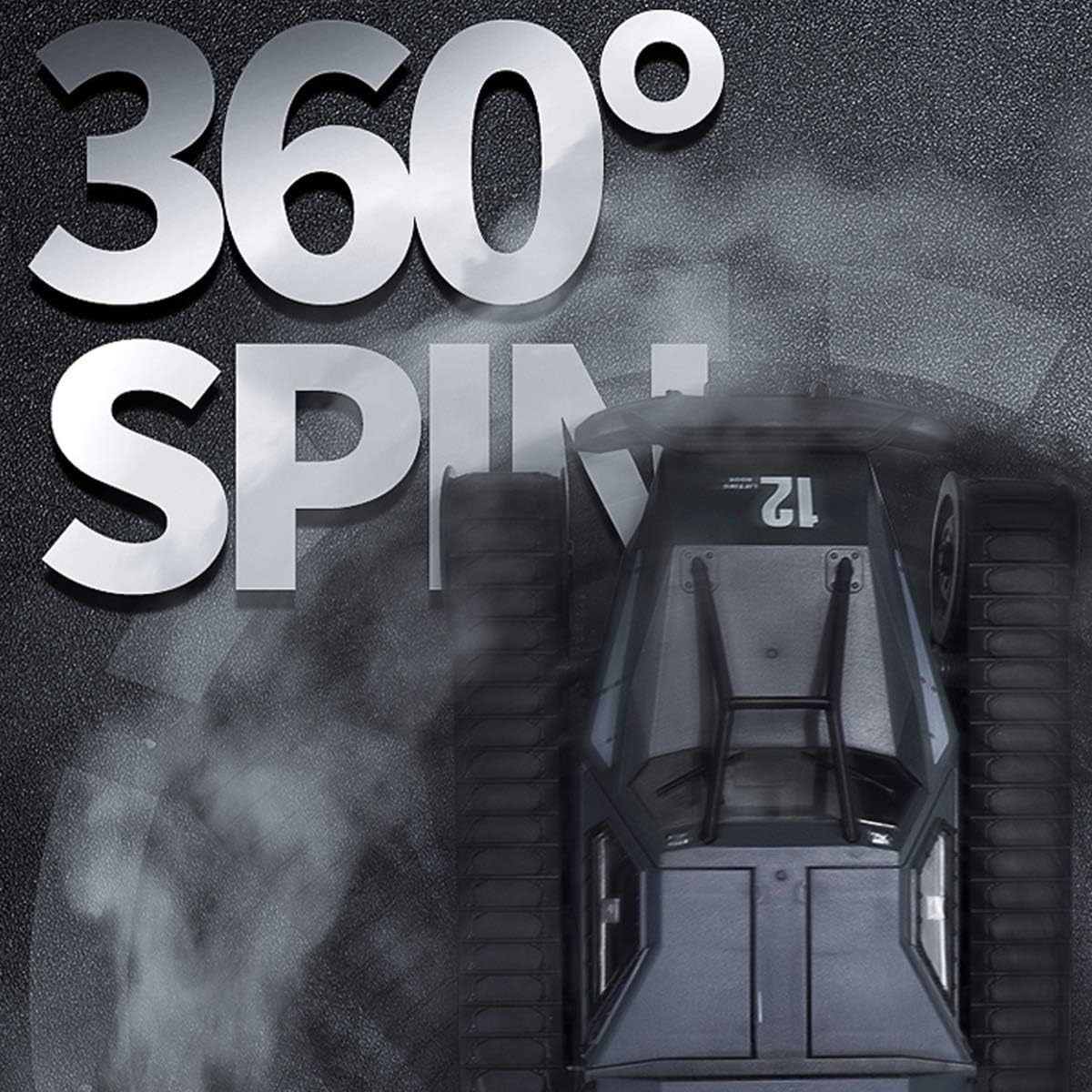 Mostop RC Tank 2.4Ghz Remote Control Crawler High Speed Tank Off-Road 4WD RC Car 2.4 Ghz RC Army Truck 1/12 Drift Tank RC Tank for Kids Adults - Image 11