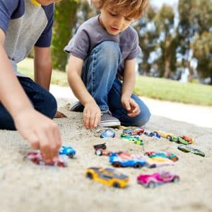 Hot Wheels, Set of 8 Basic 1:64 Scale Toy Cars and Trucks Includes 1 Exclusive Vehicle Released Throughout The Year Various Assortments Style May Vary HPV78
