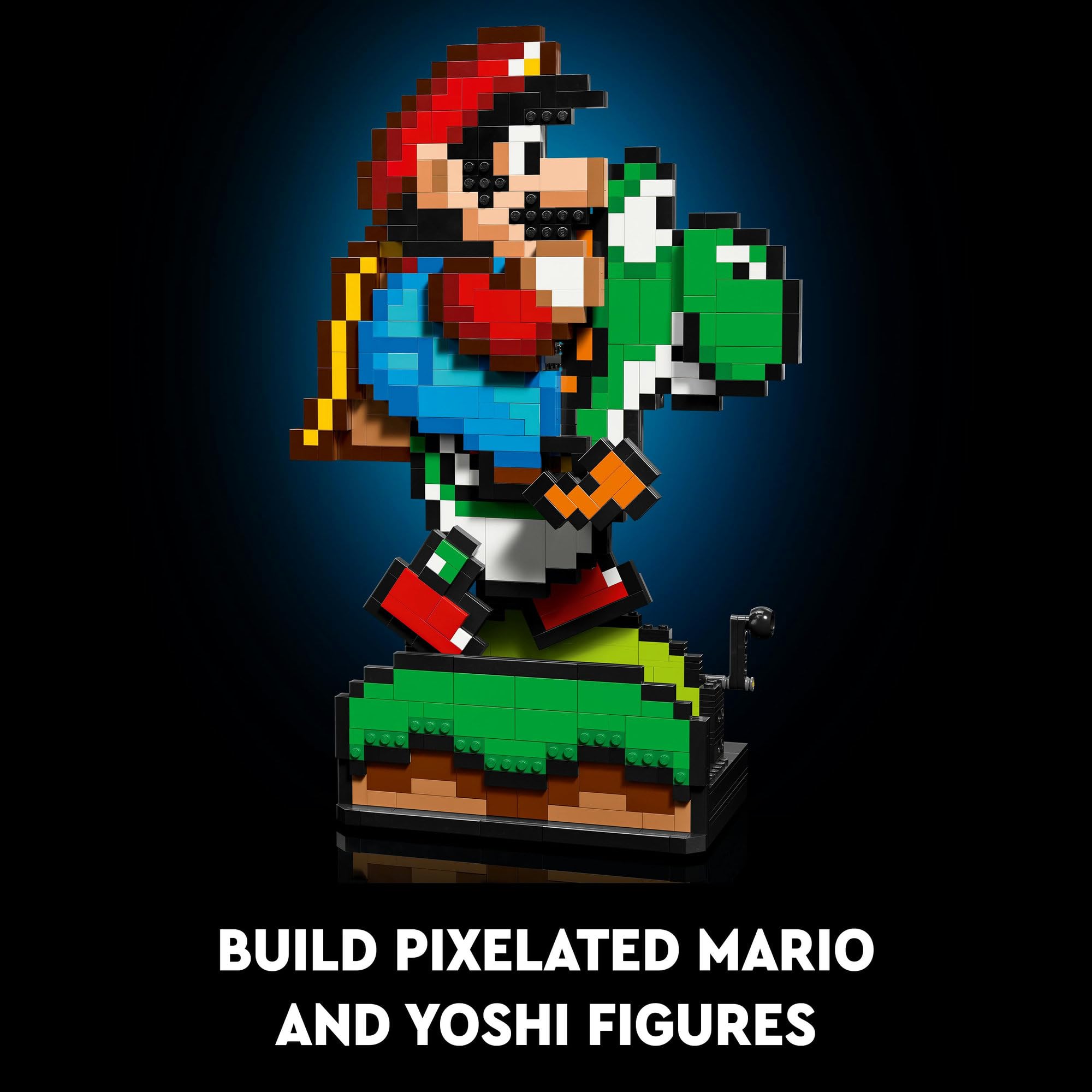 LEGO Super Mario Super Mario World: Mario & Yoshi 71438 Nintendo Collectible Set, Pixelated Figures, Toy for Adult Fans, Playful Display Model, Fun Room Decor - Image 8