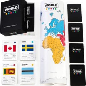 The World Game - Geography Card Game for Easter - Educational Board Game for Kids, Family & Adults - Ideal for Teenage Boys & Girls