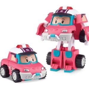 Robocar Poli Sandy Transforming Robot, 4" Transformable Action Toy Figure Vehicle, Emergency Vehicle Playset