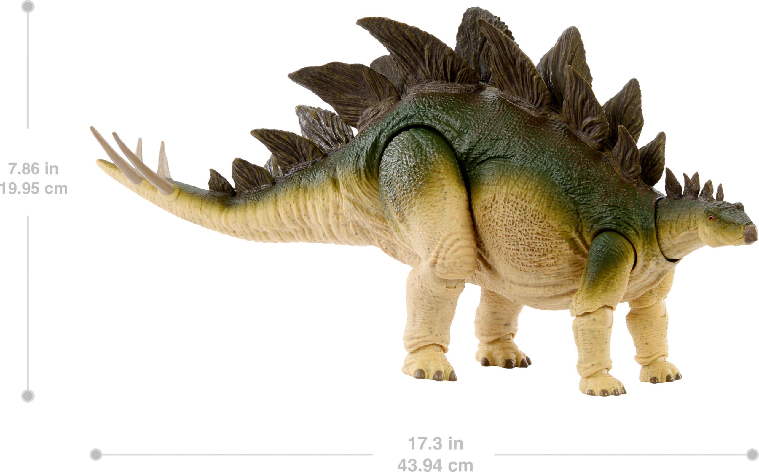 Mattel Jurassic World Hammond Collection Forgotten World Jurassic Park Stegosaurus Extra Large Herbivor Dinosaur Toy - Image 6