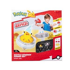Pokémon PKW Battle Spinner Arena Set (Pikachu #1, Mew, Poké Ball, & Poké Ball) (EMEA Exclusive)