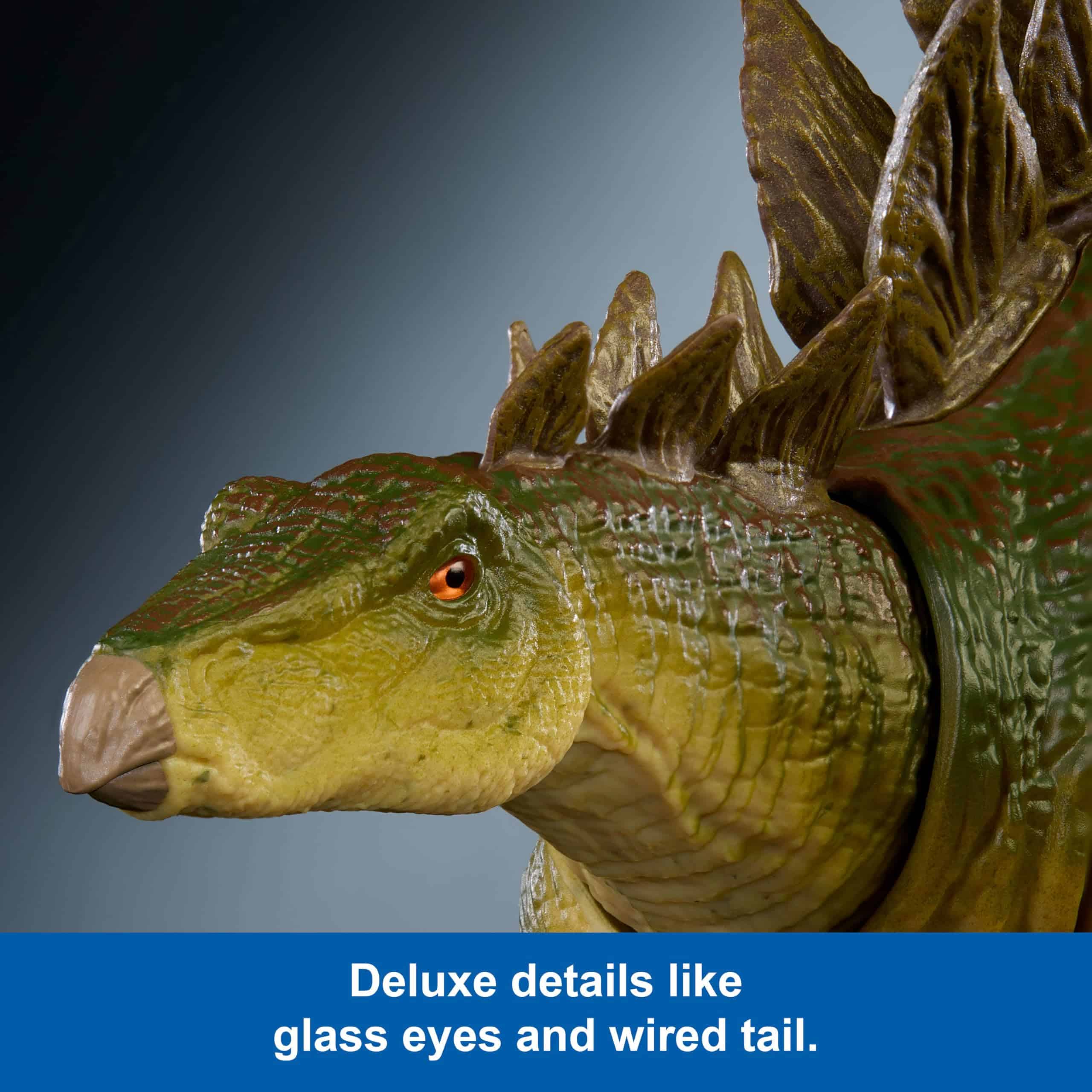 Mattel Jurassic World Hammond Collection Forgotten World Jurassic Park Stegosaurus Extra Large Herbivor Dinosaur Toy - Image 3