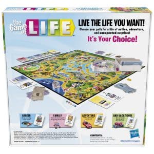 The Game of Life Board Game - 31 Different Careers - Intsant Setup and Easy Play - 2-4 Player -- Ages 8+