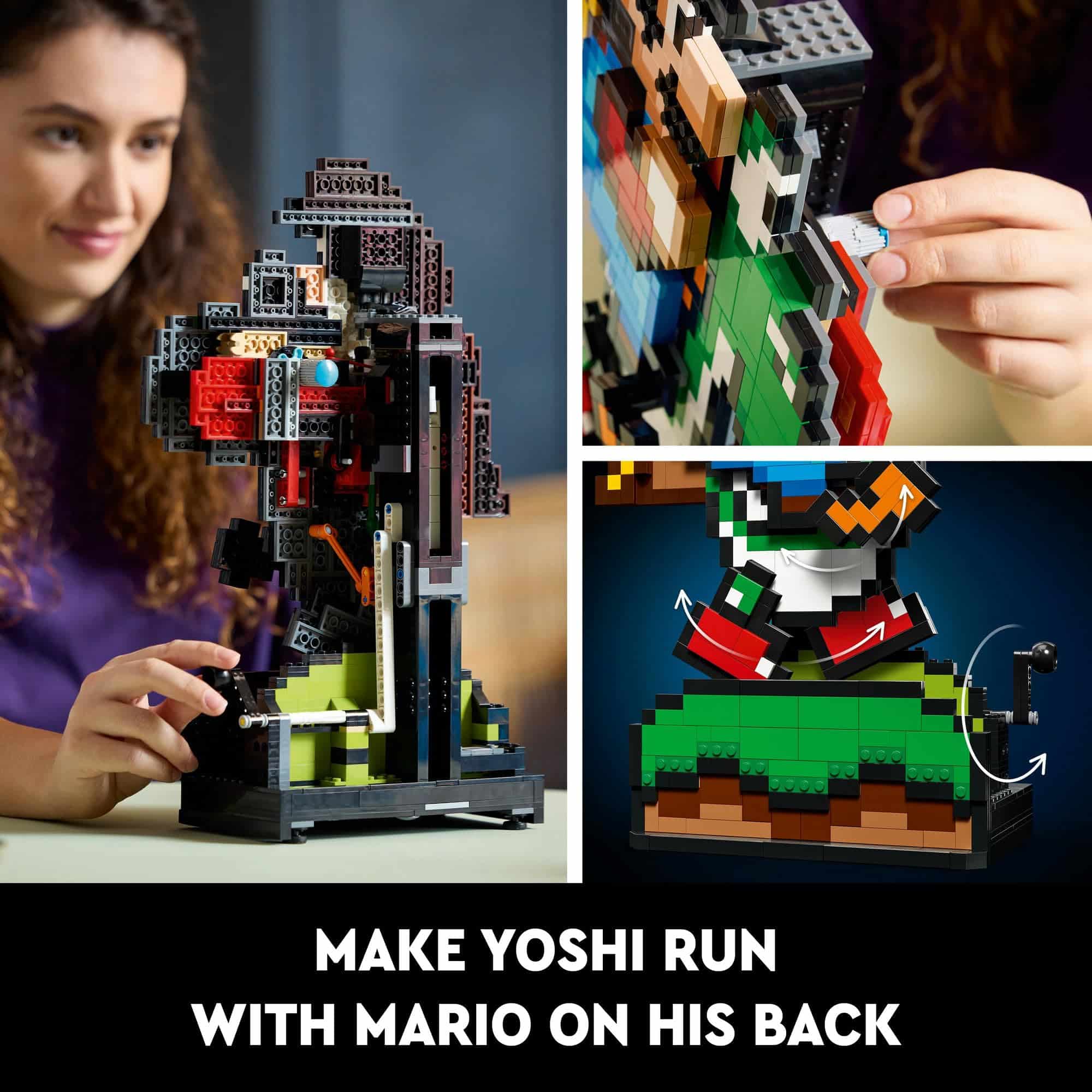 LEGO Super Mario Super Mario World: Mario & Yoshi 71438 Nintendo Collectible Set, Pixelated Figures, Toy for Adult Fans, Playful Display Model, Fun Room Decor - Image 3