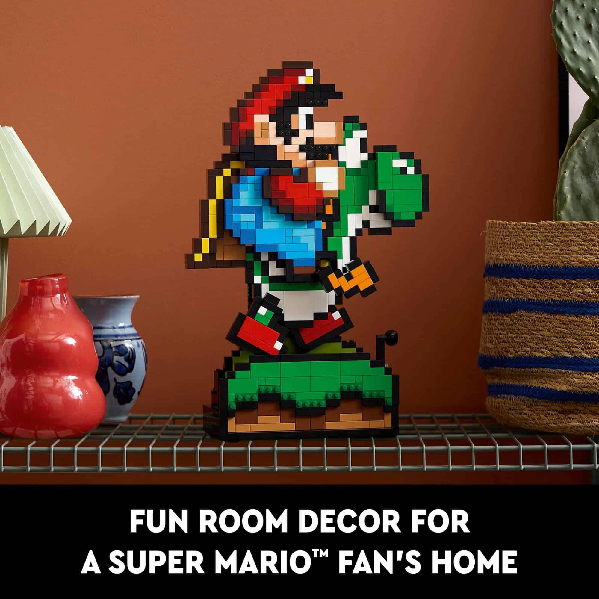 LEGO Super Mario Super Mario World: Mario & Yoshi 71438 Nintendo Collectible Set, Pixelated Figures, Toy for Adult Fans, Playful Display Model, Fun Room Decor - Image 6