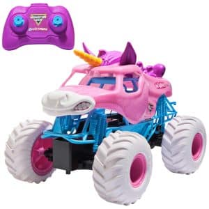Monster Jam, Official Sparkle Smash Remote Control Indoor & Outdoor Vehicle, 1:15 Scale, 2.4 GHz, Kids Toys for Boy and Girls Ages 4 and up