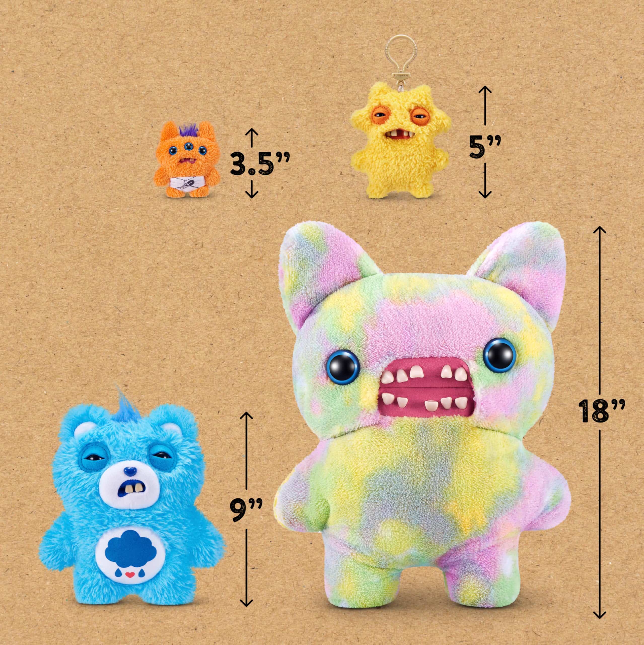 Fuggler Care Bears 23 cm Plush Toy (Grumpy Bear) by ZURU - Funny Ugly Monster Cuddly Toy with Human-Like Teeth, Collectable Plush for Children, Teenagers, Adults & Crossover Fans - Image 7